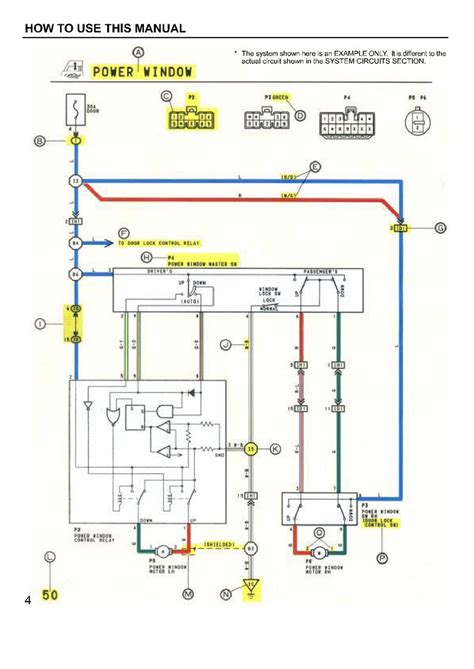 toyota corolla power window wiring diagram wiring diagram  schematics