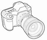 Dslr Camera Drawing Canon Slr Digital Photography Lens Review Getdrawings 2010 sketch template