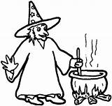 Witch Coloring Poison Heksen Cauldron Making Pages Kleurplaten Printable Heks Kleurplaat Clipart Gif Zo sketch template