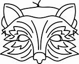 Ausschneiden Masken Mampa Löwe sketch template
