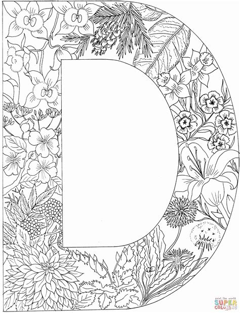 printable alphabet coloring pages  adults coloring pages source