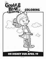 Goldie Bear Pages Coloring Getcolorings sketch template