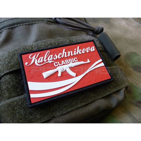 red classic velcro patch