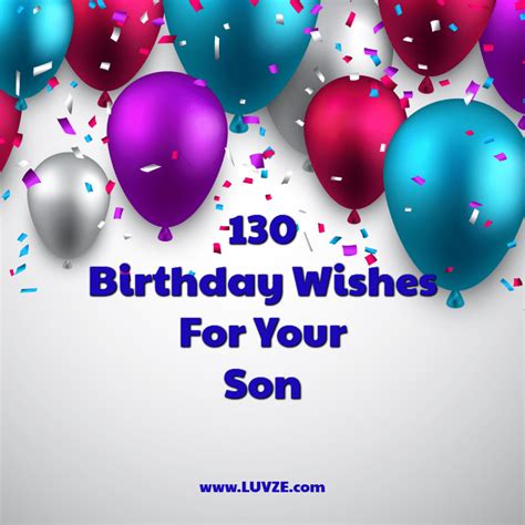 130 Happy Birthday Wishes For Sons With Beautiful Images