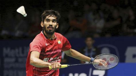 badminton   minute injury forces indian shuttler kidambi srikanth