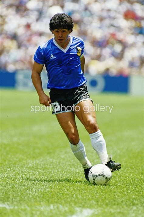 Diego Maradona Argentina Action V England World Cup 1986 Images
