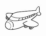 Plane Boeing Coloring sketch template