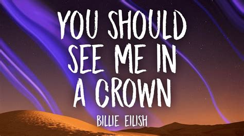 billie eilish       crown lyrics youtube
