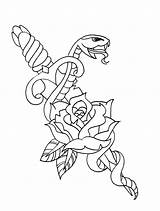 Tattoo Outline Traditional American Tattoos Style Stencils Designs Poison Pick Printable Stencil Drawings Deviantart Drawing Rose Choose Board Wesharepics sketch template
