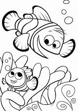 Clown Clownfish sketch template