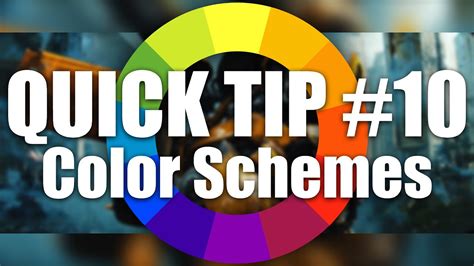color schemes quick tip  youtube
