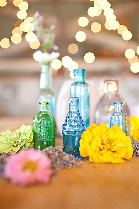 Coloured Glassware Wedding Ideas Inspiration Want That Wedding ~ A
