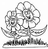 Flower Coloring Printable Pages Kids Color Print sketch template