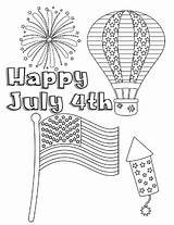 July Coloring Pages Printable Fourth 4th Designs Pdf Page2 Kids Link Click sketch template
