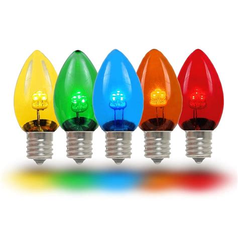 multi colored led  glass christmas bulbs novelty lights