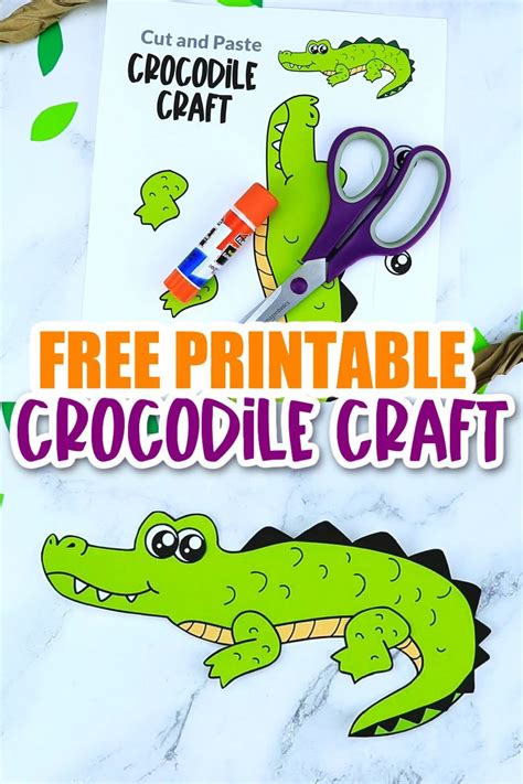 printable crocodile craft template crocodile craft animal