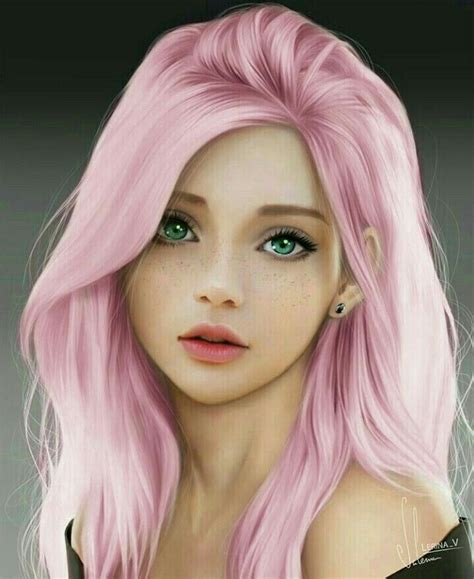 sakura h desenho de cabelo meninas tumbler cabelo rosa