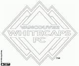 Whitecaps Coloring Vancouver Pages Fc Mls Emblem Soccer Major League Football Colouring Championship Emblems Canada Usa Google Logo Ca Search sketch template