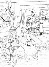 Krusty Krab Coloring Routines sketch template