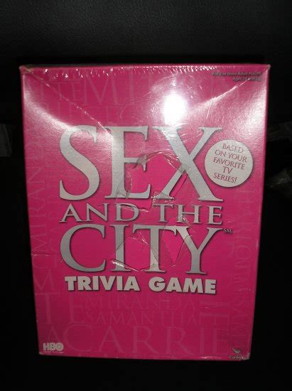 sex and the city trivia game by cardinal games
