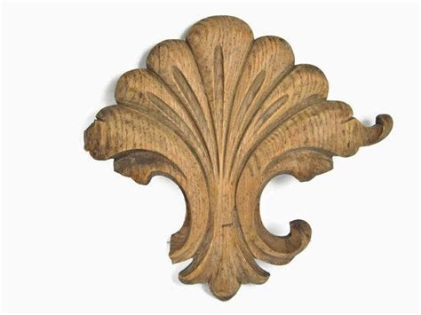salvaged decorative wood furniture trim carved