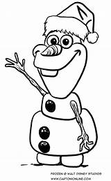 Olaf Navidad Animados Stampare Gorro Cartonionline Dibujosanimados sketch template