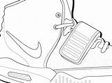 Yeezy Air Color Pages Coloring Nike Own Sneakernews Shoes Template sketch template