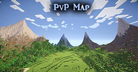 custom terrain pvp map minecraft map
