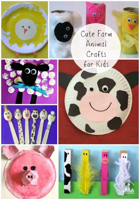 fantastic farm animal arts  crafts crafty kids  home