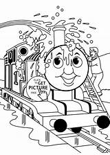 Thomas Coloring Friends Pages Train Color Printable Getcolorings sketch template