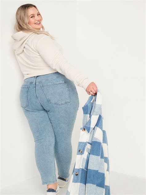 Curvy High Waisted O G Straight Jeans For Women Old Navy