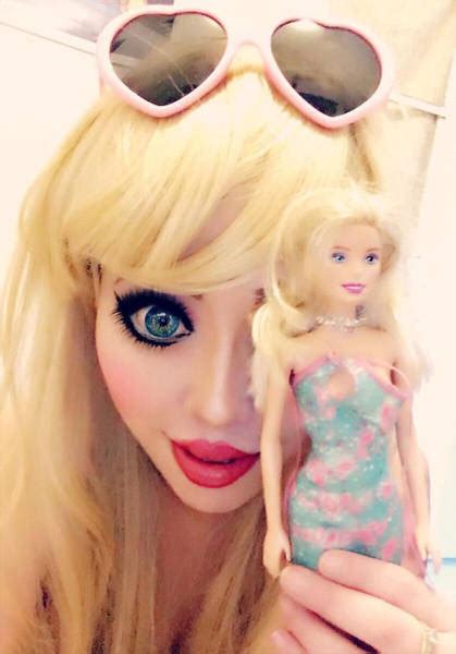 Girl Goes From Goth To Real Life Barbie Doll 22 Pics