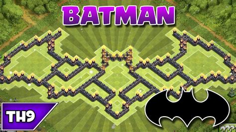 clash  clans  townhall  batman farming base  youtube