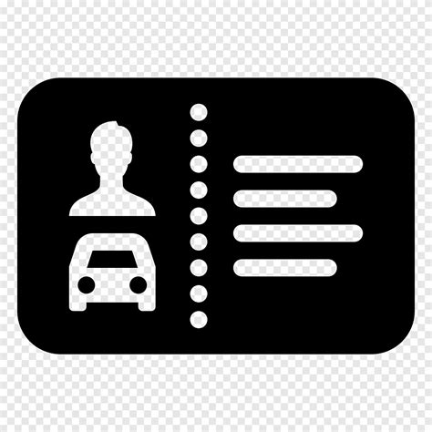 black  blue card art car drivers license computer icons driving driver text logo png