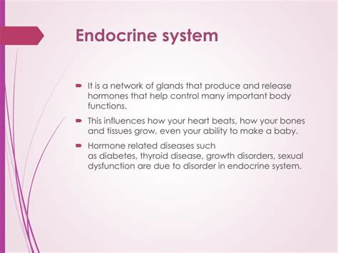 ppt types and causes of endocrine disorder powerpoint