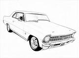 Coloring Pages Cars Old Muscle Car Printable Cool Truck Lowrider Drawings Ford Colouring Mustang Chevy Adults Auto Adult Color School sketch template