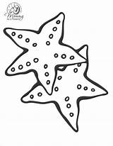 Starfish Coloring Pages Kids Colorings Getcolorings Color Printable Getdrawings sketch template