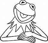 Kermit Coloring Frog Pages Drawing Muppets Printable Draw Line Color Cartoon Print Colouring Easy Sheets Drawings Clip Funny Tea Kids sketch template