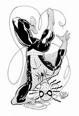Byrne Spider Vulture Comics sketch template