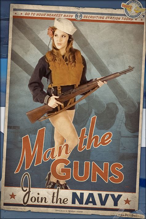 Propaganda Pinups Man The Guns By Warbirdphotographer