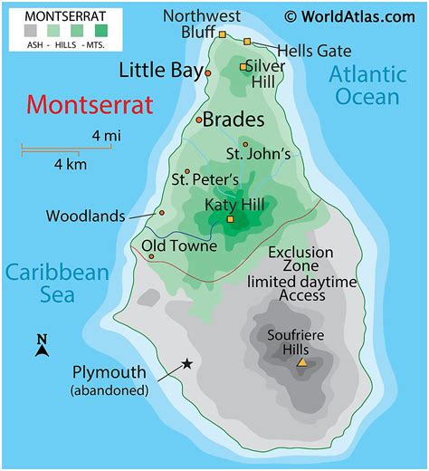 Montserrat Maps And Facts Weltatlas