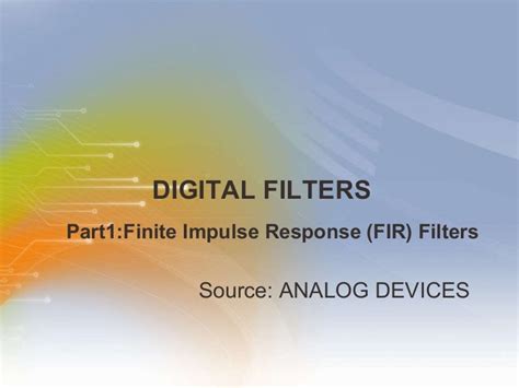 digital filters part