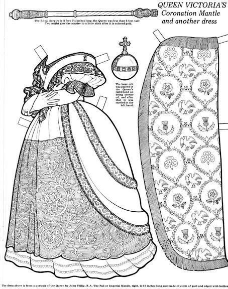 queen victoria coloring pages