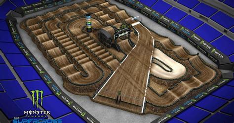 2019 Indianapolis Animated Track Map Supercross Racer X