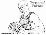Allen Iverson Coloring Pages Getdrawings Drawing sketch template