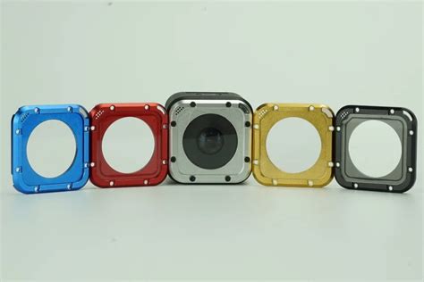 gopro  session lens replacement kit aluminum lens cap  sports camcorder cases
