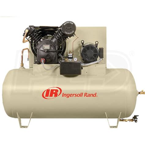 ingersoll rand  fp   hp  gallon  stage air compressor   phase fully packaged