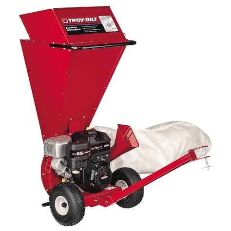 Troy Bilt 205 Cc Gas Chipper Shredder In The Gas Wood Chippers