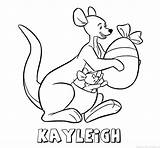 Kayleigh Kangoeroe Naam sketch template