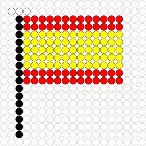 kralenplank vlag spanje spain flag melting beads school projects perler pixel art mandala